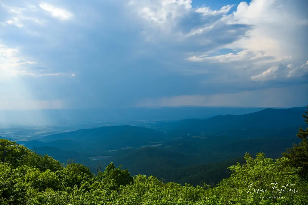 Storm light over the Blue Ridge