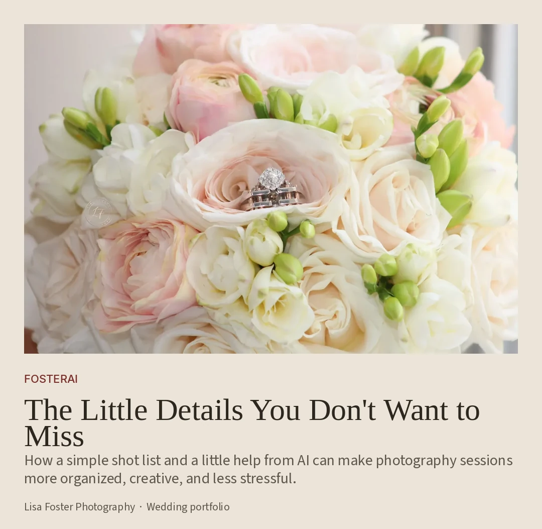 Blush and white rose bridal bouquet with wedding rings